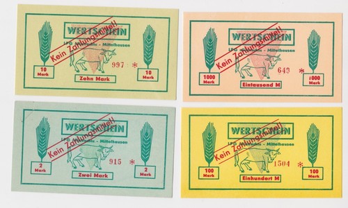 Banknoten bis 1000 mark - banknoten, 2
