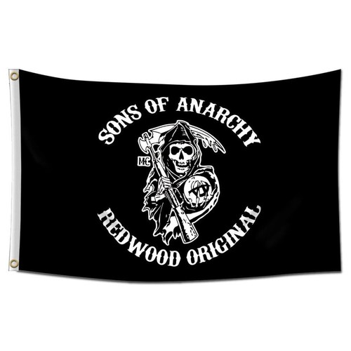 Sons anarchy fahne flagge - anarchy,