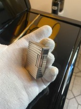 S. T. Dupont Feuerzeug Lighter Linie 1 Klein Silber ( Überholt )