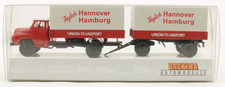 MAN 635 Hängerzug Union-Transport Hannover H. Brekina 45029 1:87 H0 OVP [BK6-A1]