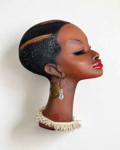 Wandmaske afrikanerin - wandmaske"afrikanerin, "
