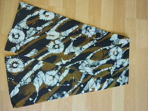 Handgemachter batikstoff aus - handgemachter,