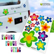 13 Aufkleber Auto Hippie