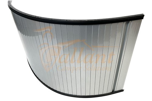 Schwarze flexischiene 4m - schwarze, 2,4m
