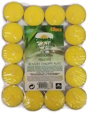 40 x Citronella DuftTeelichter