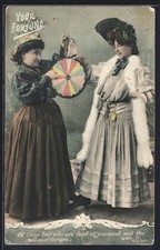 Ansichtskarte Frau bei einer