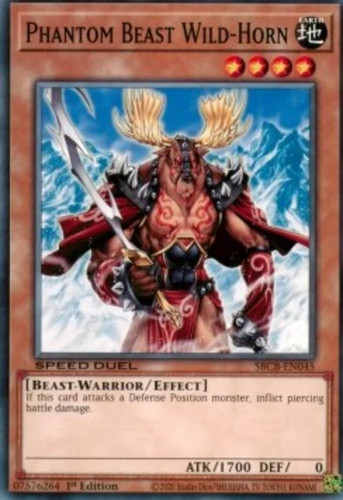Yugioh phantom beast wild horn - yugioh,