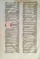 Original Indexblatt "M,O" aus