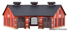 Kibri 39452 H0 Ringlokschuppen Ottbergen, dreiständig 