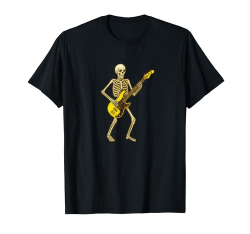 Skelett gitarre shirt rock - skelett, e-gitarre