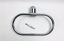 Handtuchhalter Handtuchring Edelstahl ca. 26x14cm Silber