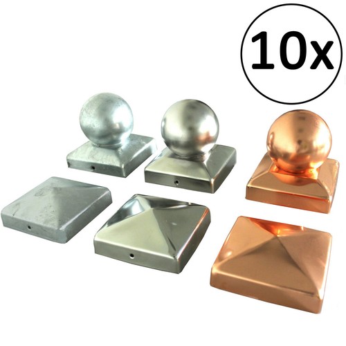10x pfostenkappe abdeckkappe - 10x,