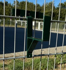 Halter Gartenschlauch Leitern Schlauchhalter Gambione Doppelstabmattenzaun grün