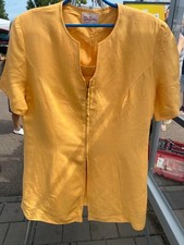 Betty Barclay Damen Leinen  Anzug, Gr. 40, sehr edel, Blazer, Rock , gelb