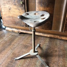 Hocker Traktorsitz  Metall Alt 