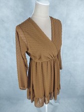 Kleid Sublevel Gr. S 36 braun