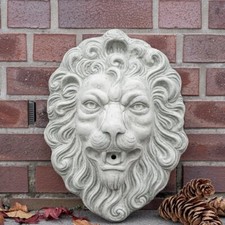 Wasserspeier, Brunnenauslauf, Fabelwesen | Stein, weiß | H43,0xB30,0 cm