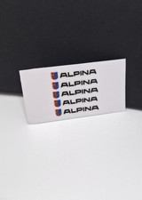 Alpina 5x Aufkleber 3D Logo