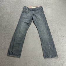 ARMANI JEANS Herren Jeans Hose Gr 32 Regular Fit Bootcut 27514 Blau Denim