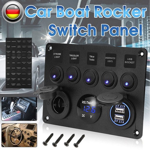 Gang led schaltpanel für - 5,
