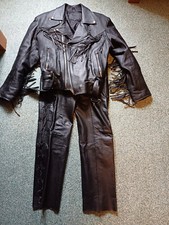 Chopper Anzug, echt Leder, komplett, kaum getragen wie neu,  Marke Louis,