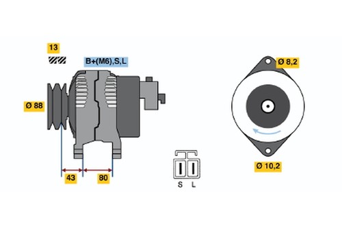 Bosch lichtmaschine für - lichtmaschine,