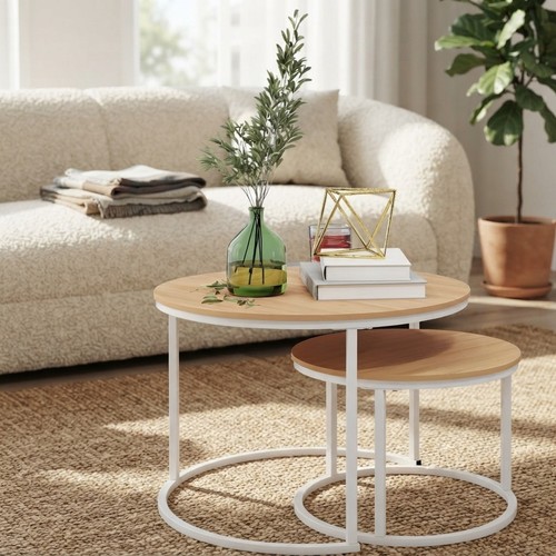 Leichte runde satz couchtische - leichte, satz-couchtische