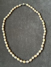 Perlenkette Rose mit Magnetschließe 50 cm lang va. 6 x 8 mm