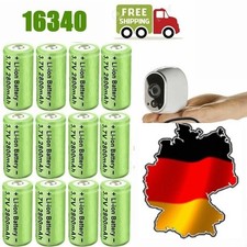 2800mAh Wiederaufladbar 16340