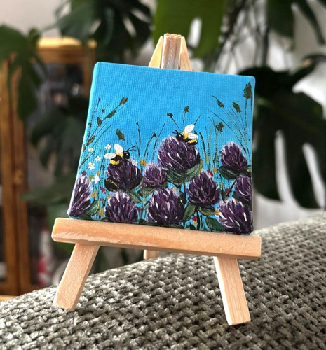 Handgemaltes bild leinwandbild - bild,