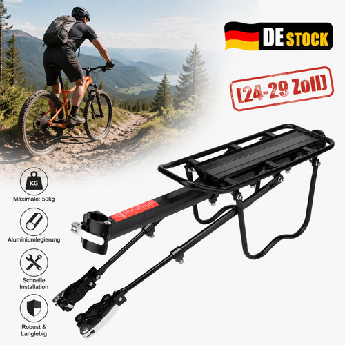 Alu fahrrad gepäckträger - alu,