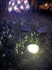 LED Garten Untergrund leuchten Außenleuchte Mattierte Glas-Kieselsteine