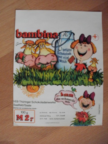 Ddr schokoladenpapier - ddr,