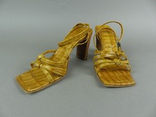 Toni Gard Damen Schuhe Pumps Gr. 39 Braun Leder Krokooptik Sandalette (19441)