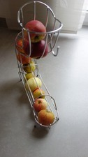Obstschale Edelstahl Obstspirale Obsthalter Orangenhalter Spirale Haken /Banane