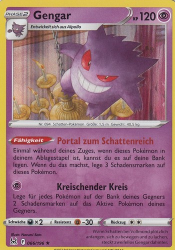 Gengar 066 196 - 066/196, holo