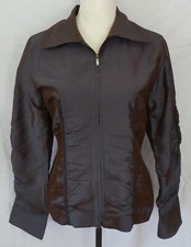 Neu * Renè Lezard, Seidenmix Damen Blazer, Gr. 36, Sacko, Schokoladenfarben