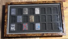 Zippo Sammlung mit Vitrine 