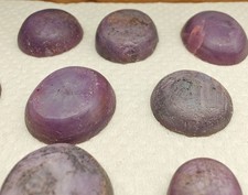 Konvolut natürlicher Rubin Cabochon, unbehandelt, 200 Karat