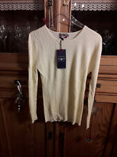 Rhode Island,Gr,42 -leichter Pulli,gelb,gerippt,neu 7.10