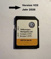 NAVIGATIONSKARTE FÜR VW AS EUROPA  DISCOVER MEDIA -2 (MIB 2) Navi Karte VW. V22.