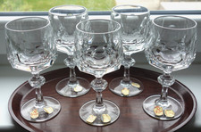 5 edle Nachtmann Weingläser