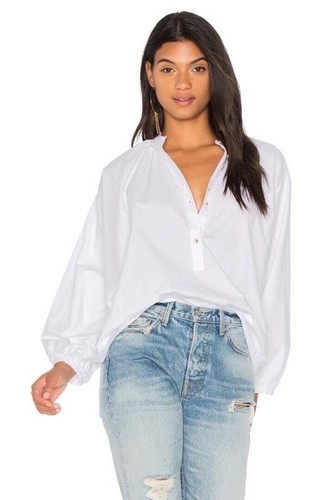 Women free people shirt - shirt, white