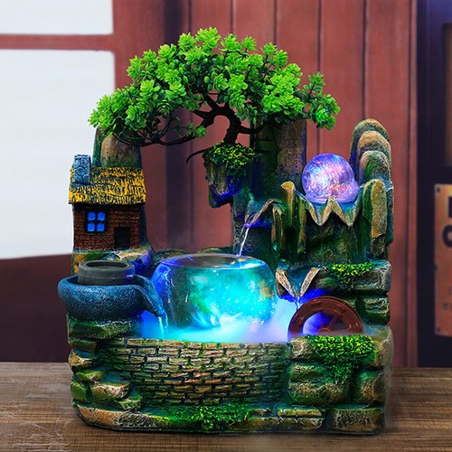 Wasserfallbrunnen led tisch - wasserfallbrunnen,