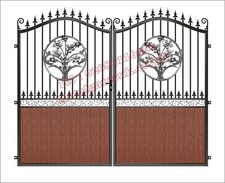 EINFAHRTSTORE/VERBUNDHOLZTOR/H