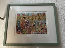 James Rizzi f Philip Morris handsigniert „Twentyfive Years of..“ Neu gerahmt TOP