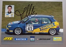 Motorsport Autogrammkarte Thomas Mühlenz, ADAC Procar Citroen Saxo