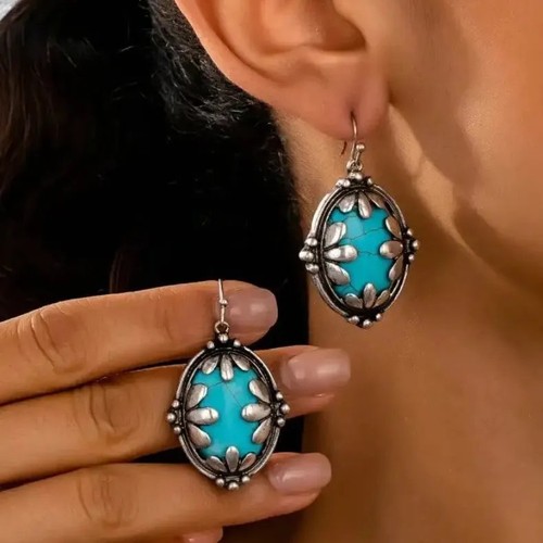 Vintage ohrringe tropfenform - ohrringe,