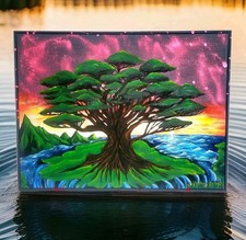 Bild 80×60 Baum Natur Kunst