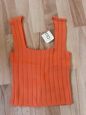 Oberteil Strick Orange Gr. S